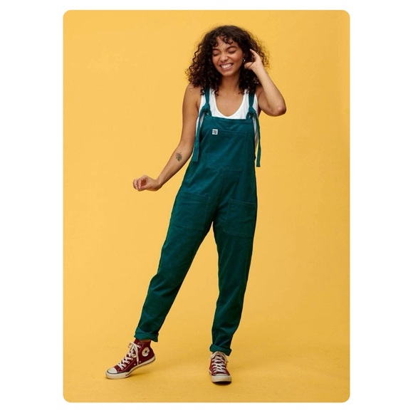 Lucy & Yak Pants - ★ Lucy and Yak Adjustable Dungaree - Green ★